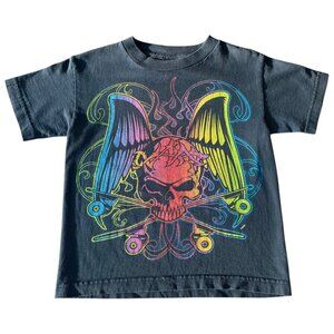 Vintage GWP Sport Skater Skull Graphic T-Shirt